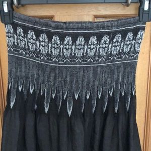 Cute strapless casual dress